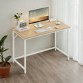 Wooden Computer Desk with Storage Shelf for Home Office or Study Room by Vasagle