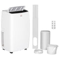 14000 BTU Portable Air Conditioner With LED Display For Home Or Office Use White