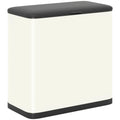 8L Hanging Kitchen Bin with Lid and Removable Inner Bucket for Cabinet or Under Sink, Grey