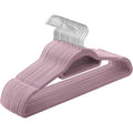 Non-Slip Velvet Coat Hangers, Pale Purple (20-Pack) Songmics