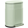 Light Green 20L Metal Kitchen Pedal Bin With Soft Close Lid by HOMCOM