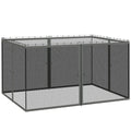 Outsunny 352 x 207cm Universal Replacement Mesh Sidewall Netting for Patio Gazebos and Canopy Tents, (Sidewall Only) Dark Grey AOSOM