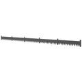 Metal Garden Border Fence Easy Fit Flexible Panels for Neat Flowerbeds and Paths Black AOSOM