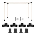 DIY Pergola Kit with 3-Way Corner Brackets and Post Base for 4x4 Timber Includes Screws by Outsunny