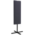 Dark Grey Cantilever Parasol Cover with Zipper and Rod for Garden Umbrella Protection