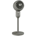 Oscillating Floor Fan with Adjustable Airflow for Home or Office Cooling Grey AOSOM