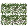 Artificial Leaf Privacy Fence for Garden or Balcony Maintenance Free Greenery Screen Green Outsunny