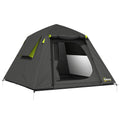 2 Person Waterproof Camping Tent with Spacious Interior and Easy Setup Grey Green