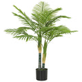 Artificial Palm Tree 120cm for Effortless Indoor Greenery and Empty Corner Decoration Green Homcom