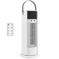 Desk Fan with Mist Cooling and Quiet Operation for Home or Office Use White AOSOM