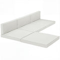 Garden Cushion Set for Comfortable Outdoor Seating with Easy Care Cream Outsunny