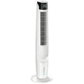 Tower Fan with Ice Cooling for Whole Room Comfort and Space Saving White AOSOM