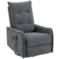 Massage Recliner Chair with Heat and Rocking for Relaxing at Home Dark Grey