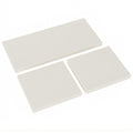 Outdoor Seat Cushion Set for Rattan or Garden Furniture with Removable Covers Cream White Outsunny