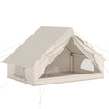 Inflatable Camping Tent For 2–4 People With Pump, Waterproof, Windproof, Beige