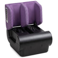 Foldable Foot and Leg Massager with Heat for Home Relaxation and Easy Storage Purple Homcom