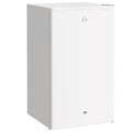 White 91L Freestanding Under Counter Fridge with Lock by HOMCOM