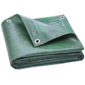 Waterproof Tarpaulin Cover for Outdoor Furniture and Cars Large 6 x 4 m Green AOSOM