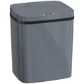 15L Automatic Sensor Bin Touch Free Waste Solution For Kitchen Or Bathroom Grey AOSOM