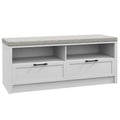 HOMCOM Shoe Bench with Cushion and Storage Homcom