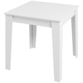 White square dining table, studio shot