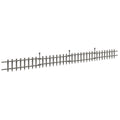 Grey Wooden Garden Edging Fence Set of 4 Decorative Panels for Landscaping Borders