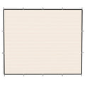 Sun Shade Sail for Garden or Patio with UV Protection Easy Setup 3 x 3.6m Beige AOSOM