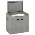 50L Portable Car Fridge in Light Green and Grey with Freezer Function by Outsunny AOSOM