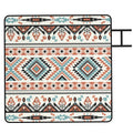 Camping Mat for 3 to 4 People with Water-Repellent Surface and Easy Carry Mixed Colour AOSOM