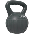 Kettlebell 10 kg for Safe Home Strength Training with Stable Base Grey AOSOM