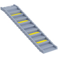 Foldable Dog Car Ramp for Easy Pet Access with Non Slip Steps Grey