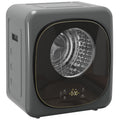 Tumble Dryer for Small Spaces 4 kg Capacity with Quick Drying and Easy Touch Controls Grey AOSOM