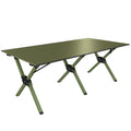 Folding Camping Table for Outdoor Picnics with Waterproof Surface and Easy Storage Green