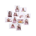 Wooden Photo Frames Collage Glass Songmics