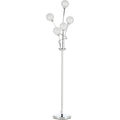 Silver Crystal Floor Lamp, 5 Lights, 34x25x156cm Homcom