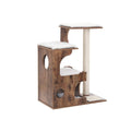 Feandrea Wooden Cat Tree, Walnut Songmics