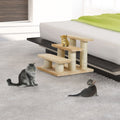 Cream Portable Pet Steps for Small Animals Pawhut