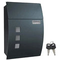 Wall Mounted Lockable Letter Box with View Window by Songmics SONGMICS