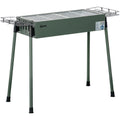 Portable Charcoal BBQ Grill, Stainless Steel Outsunny