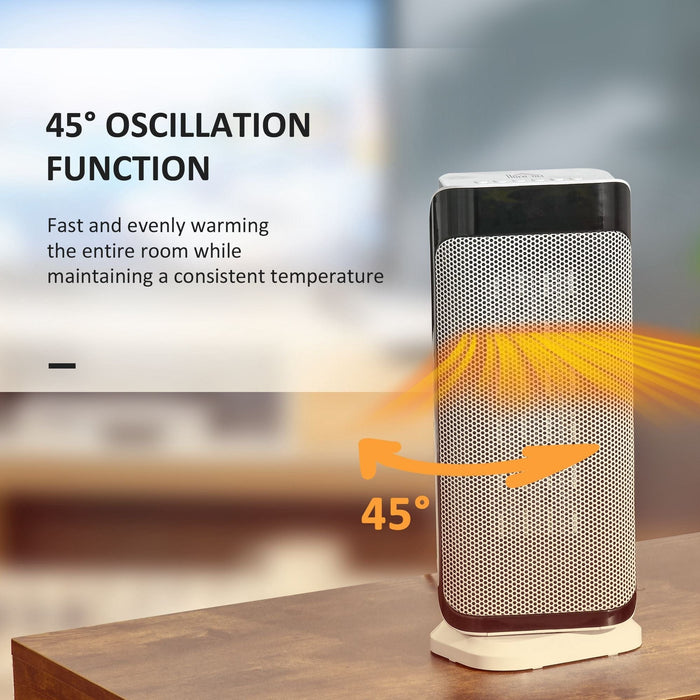 Portable Tower Heater, 3 Mode, Timer, Overheat & Tip Protect