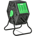 65L Rotating Garden Compost Bin, Steel Legs Outsunny
