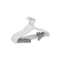 Songmics White Velvet Hangers With Clips Pack of 20 Songmics