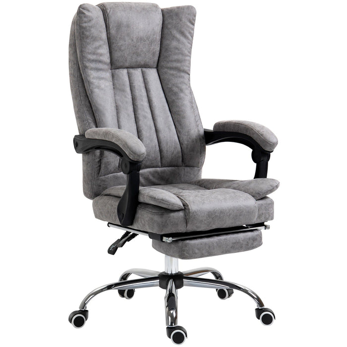Reclining Executive Desk Chair, Grey