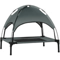PawHut Dog Bed with UV Canopy 76cm PawHut