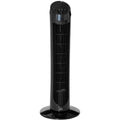 Black 30" Oscillating Tower Fan: 3 Speeds, Ultra Slim Homcom