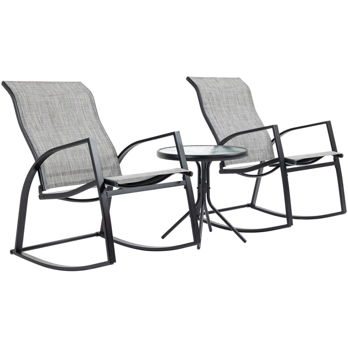 Outdoor Rocking Chair  and Table Set