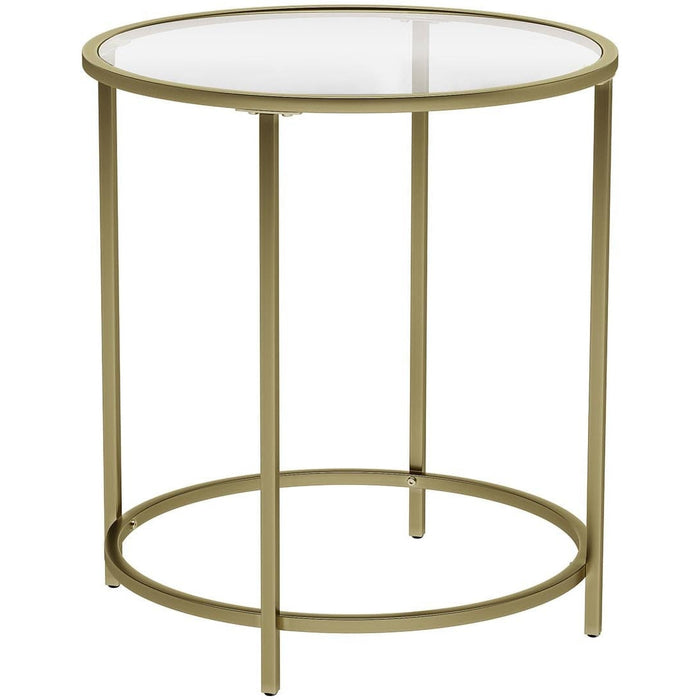 Vasagle Gold Round Side Table