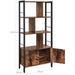 Vasagle Bookcase With Cupboards