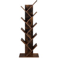 Tree Bookshelf by Vasagle (Rustic Brown)