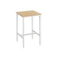 Vasagle Small Breakfast Table Oak White 60x60x92cm VASAGLE